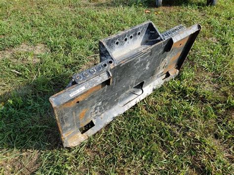 heavy duty skid steer plate|universal skid steer attachment plate.